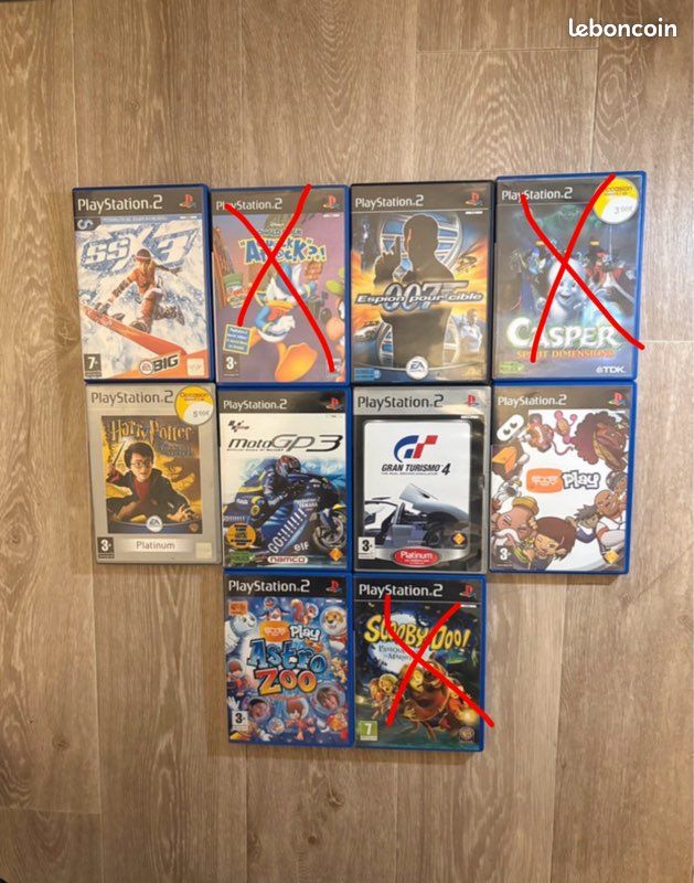 Troc Echange LOT DE 20 JEUX PLAYSTATION II EN PARFAIT ETAT sur France