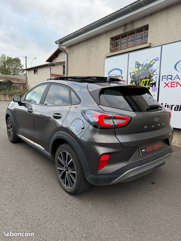 Ford Puma 1.0 MHEV 125 S&S BVM6 Titanium. Toit ouvrant / Siege Massant Excellent Etat (image 6)