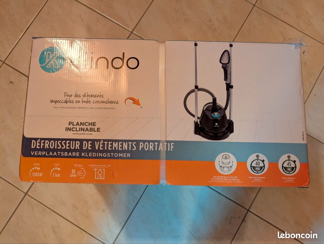 Defroisseur vêtement vapeur klindo (image 1)