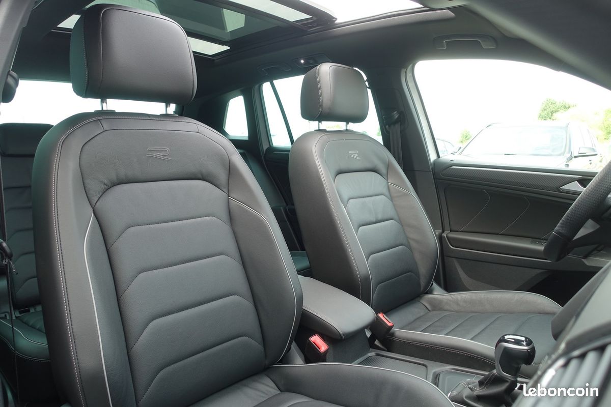 Tiguan E Hybride Rechargeable 245ch R-Line DSG Digital Cockpit/Toit ouvrant/Cuir chauffant/Grand Gps/Caméra 360°/Carplay/Accès confort/1°Main/Garantie 12 mois (image 7)