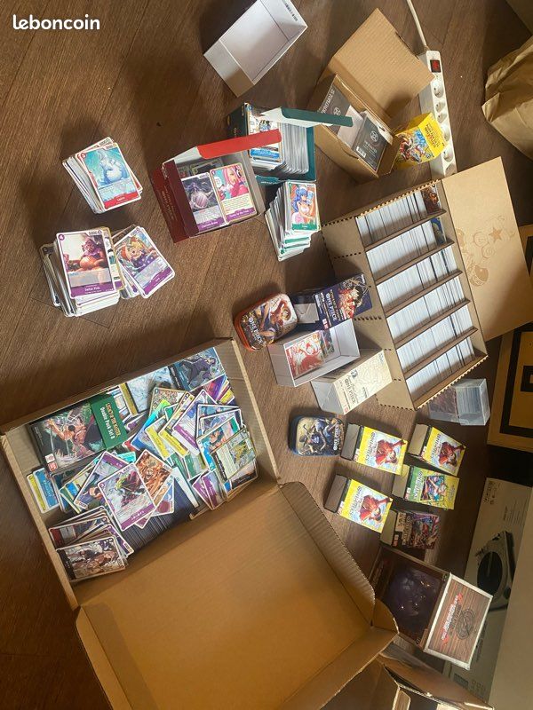 Lot One Piece TCG (bulk + boîte vide + deck jamais utilisé) (image 1)