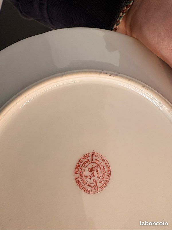 Assiette porcelaine chartres sur cher limoges (image 5)