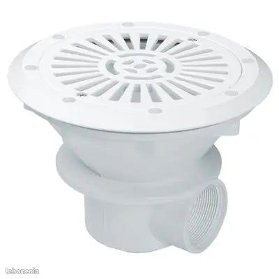 Bonde de fond Astral diamètre 210 avec grille pour piscine liner 210mm Blanc Blanc (image 1)
