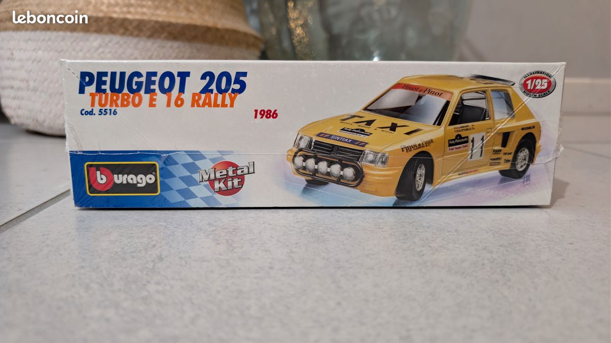 Kit Maquette Provence Moulage 1/43 - Peugeot 205 Turbo 16 Rallye Acropolis 1986