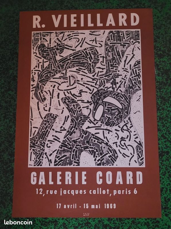 Catalogue D'exposition Roger Vieillard 1958 - Burins MAEGHT - Livre Illustré Art