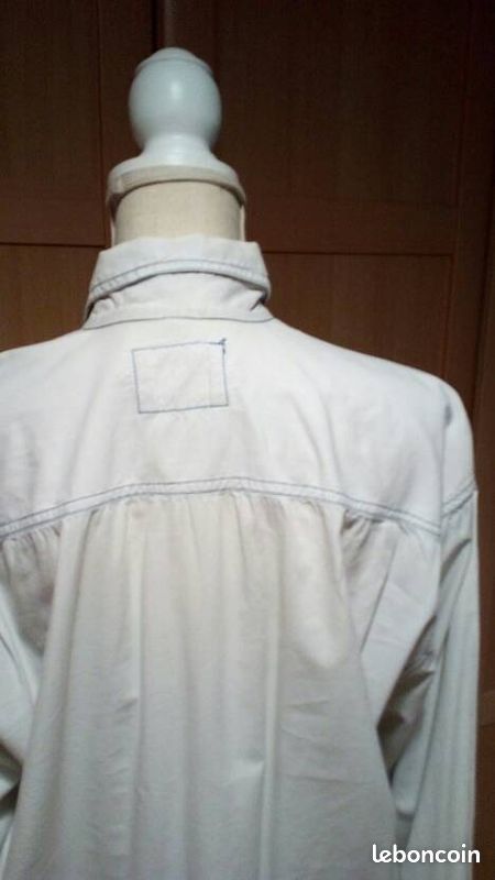 Chemise longue beige. Taille L. Freeps (image 1)