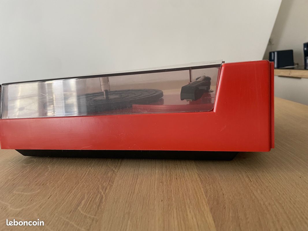 Platine disque RFT vintage orange pour pièces - Photo, audio & vidéo