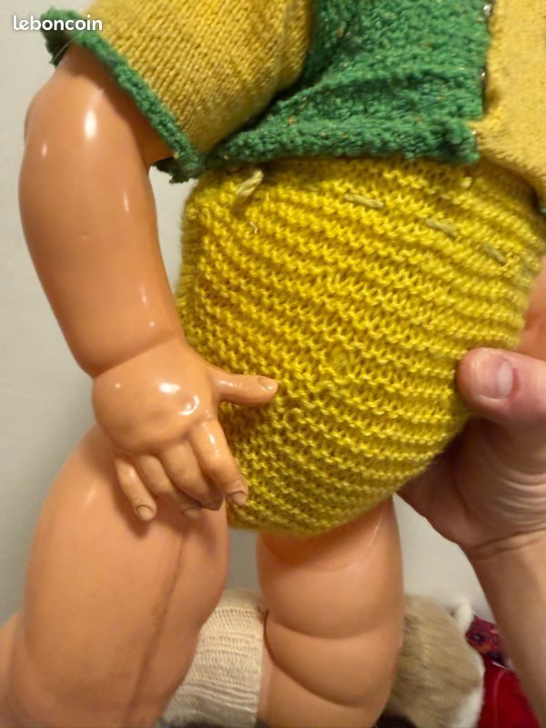 Poupée Petitcollin Léo 50 Cm - Classe Verte - Rare - Occasion