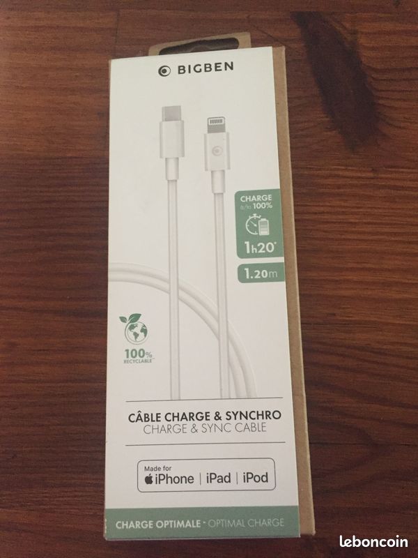 Câble chargeur Iphone Ipad (image 3)