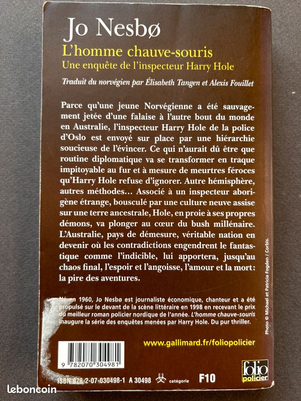L’Homme Chauve-Souris - Jo Nesbø - Une enquête de l’inspecteur Harry Hole (image 3)