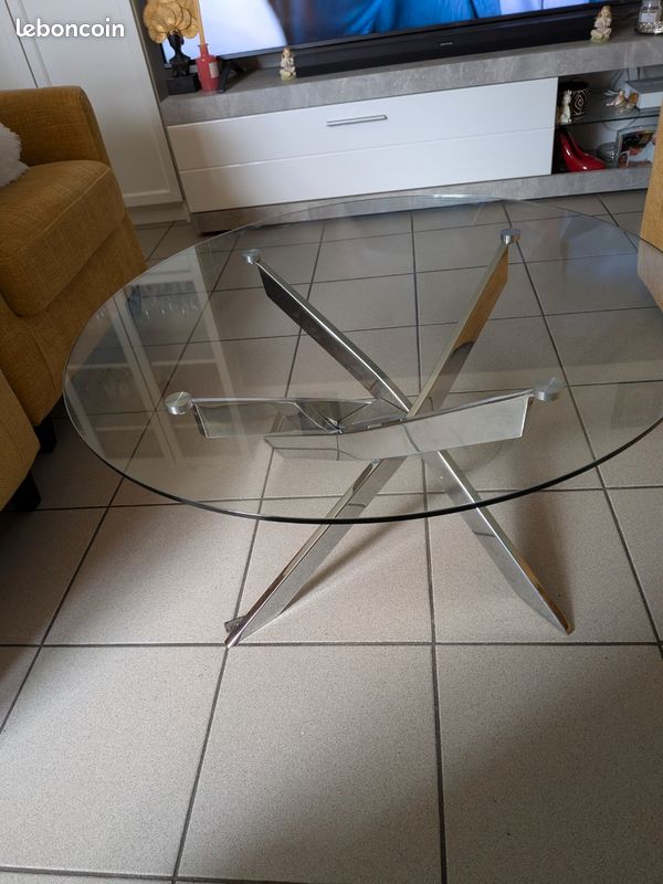 Table basse en verre trempé (image 4)