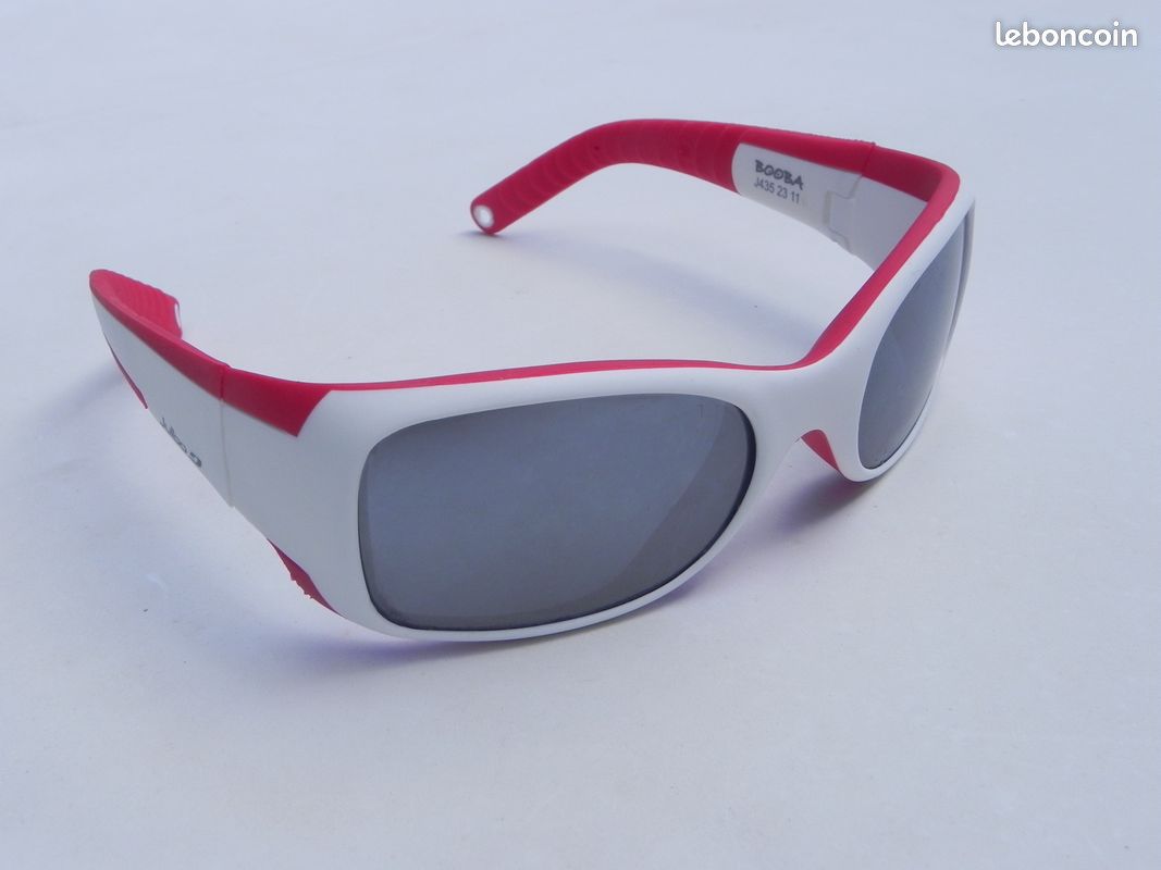 LUNETTE DE SOLEIL JULBO booba 4-6 ans blanc/rouge (image 1)