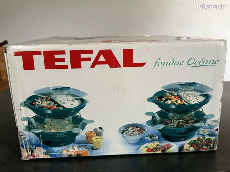 Appareil à Fondue Tefal Fondue Océane - Complète, Peu Servie, Avec Boîte Et Notice