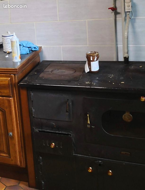 Cuisinière chaudière bois hydro avec accélérateur (image 1)