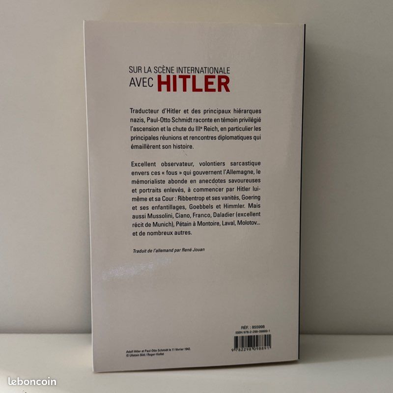 Livre Sur la scène internationale avec Hitler (image 2)