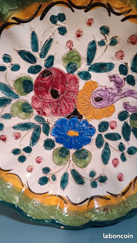 Assiette murale floral (image 2)