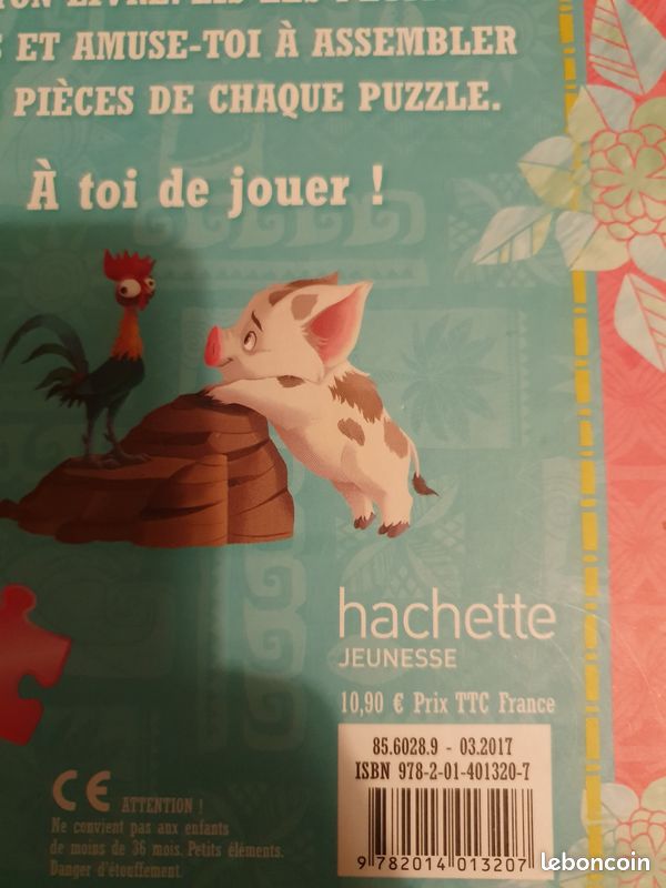 Livre puzzle Vaiana (image 3)