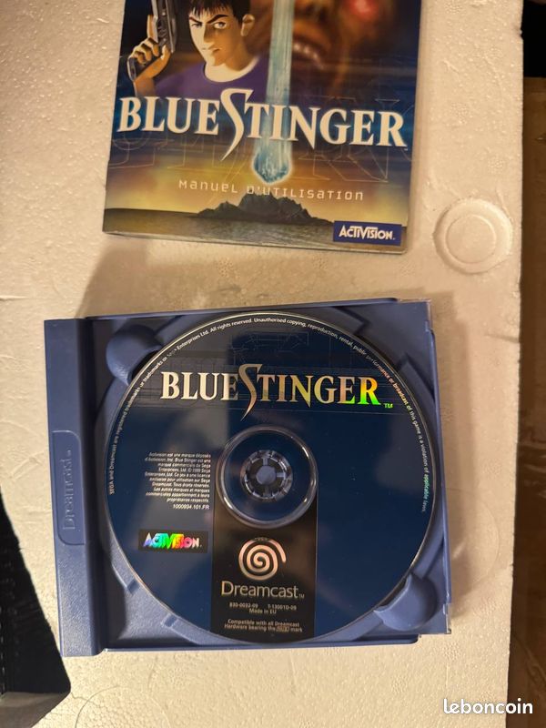 Jeu Blue Stinger Pour Sega Dreamcast - Version PAL - En Bon état (sans Notice)