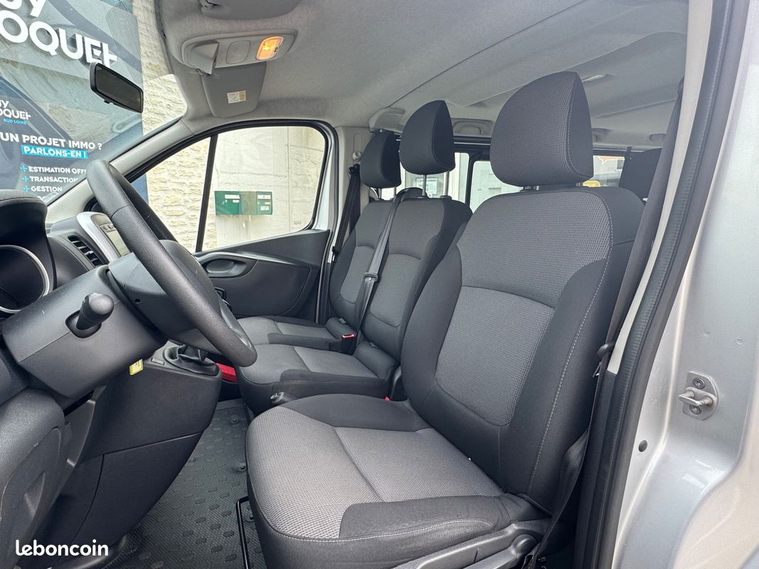 RENAULT TRAFIC COMBI 9 places 1.6 DCI 120 L2 ZEN / TVA Récupérable / DOUBLE PORTE LATERALE (image 5)