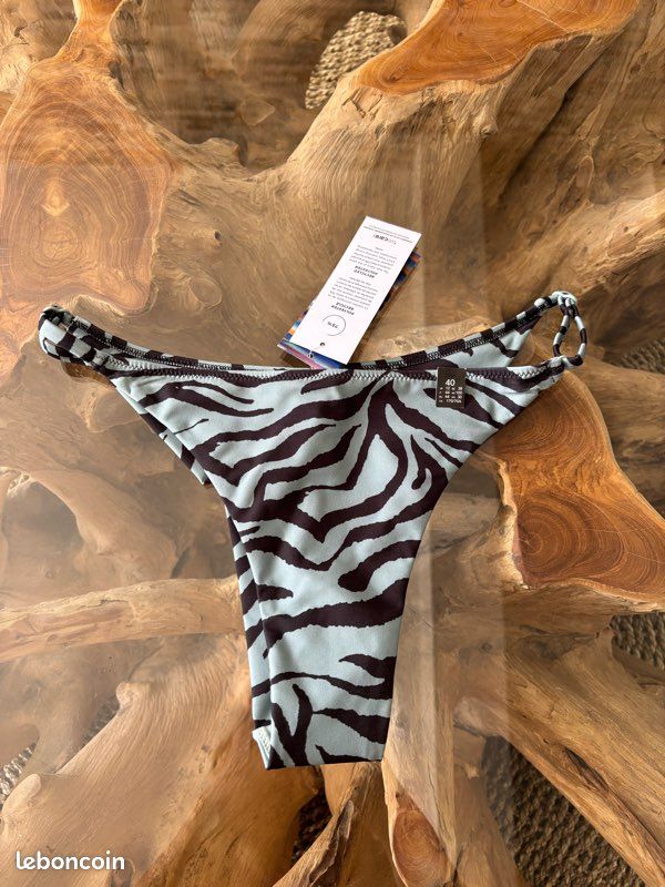 Bas de maillot de bain Etam femme zebre Vêtements