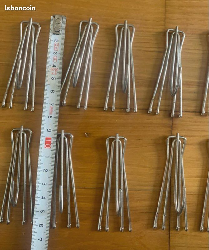 Lot de 18 crochets d’attaches pour rideaux (image 2)
