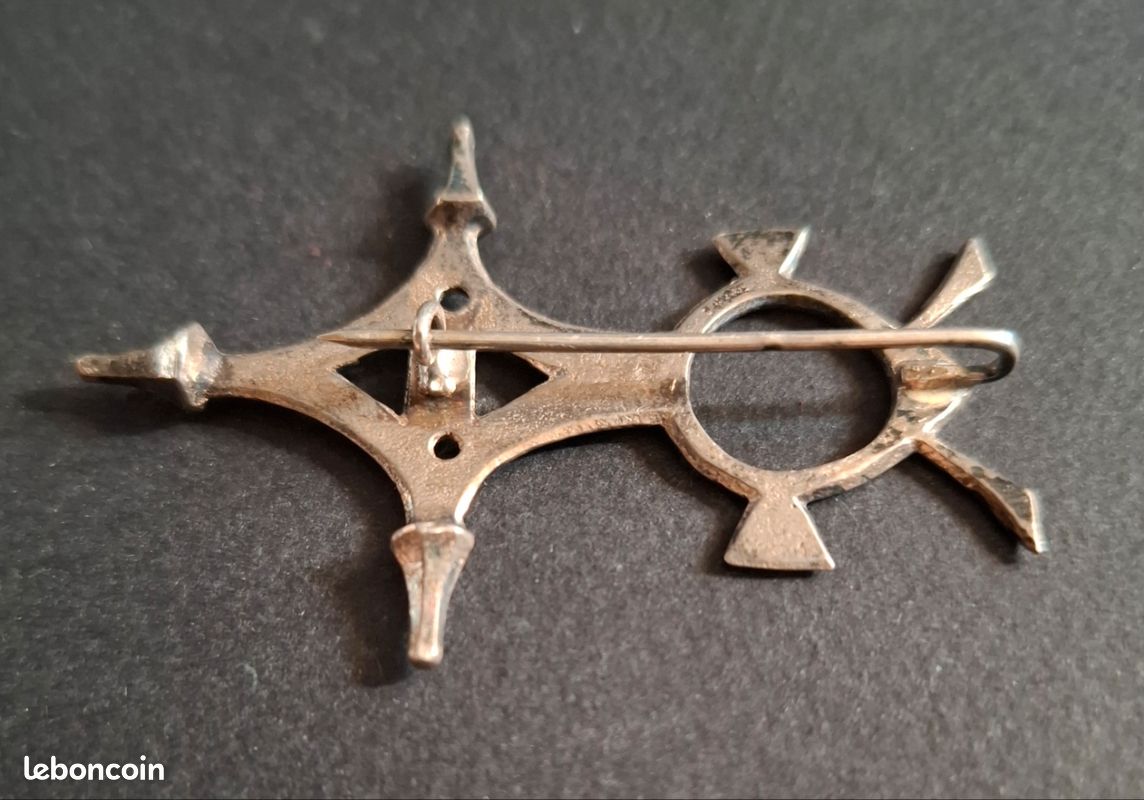 Broche Touareg métal argenté (image 4)