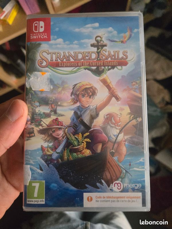 Jeu Nintendo Switch Stranded Sails - Version FR - En Très Bon état