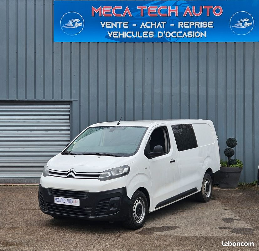 Citroen jumpy ca 6 places xl 2.0 bluehdi 120 cv 1ere main 2021 tva recuperable (image 1)