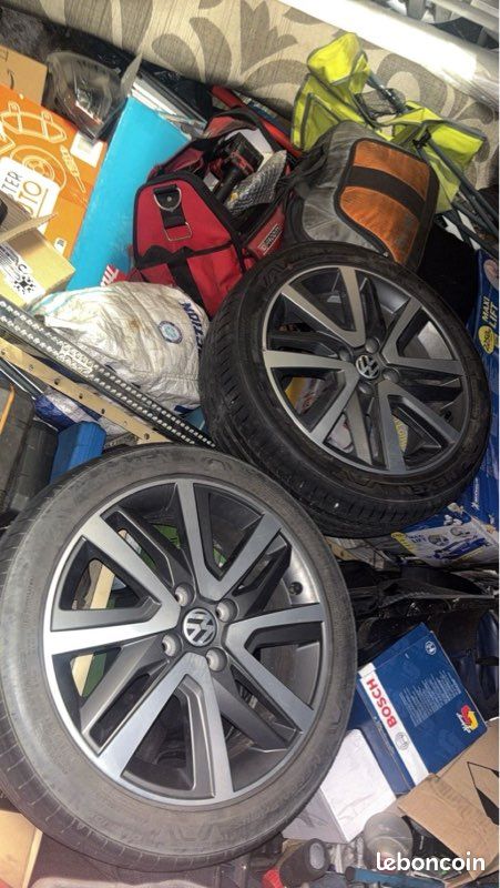 Jante Volkswagen 4x100 16p (4 pneu neuf offert avec) (image 1)