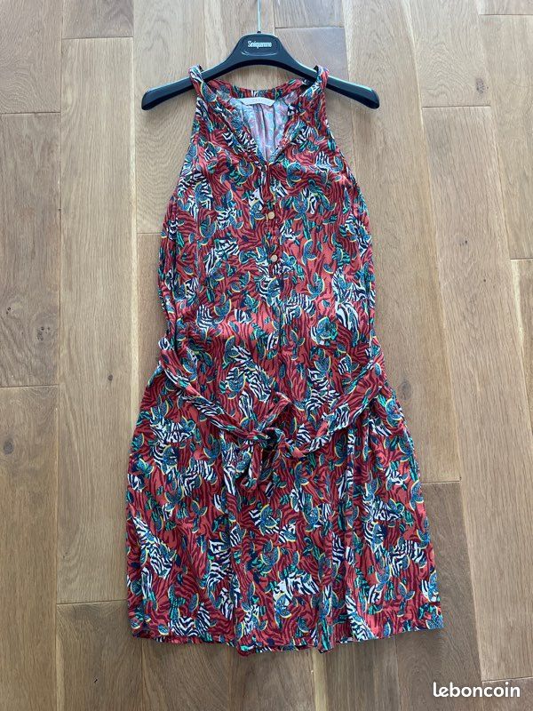 Robe femme motif wax T40 (image 1)