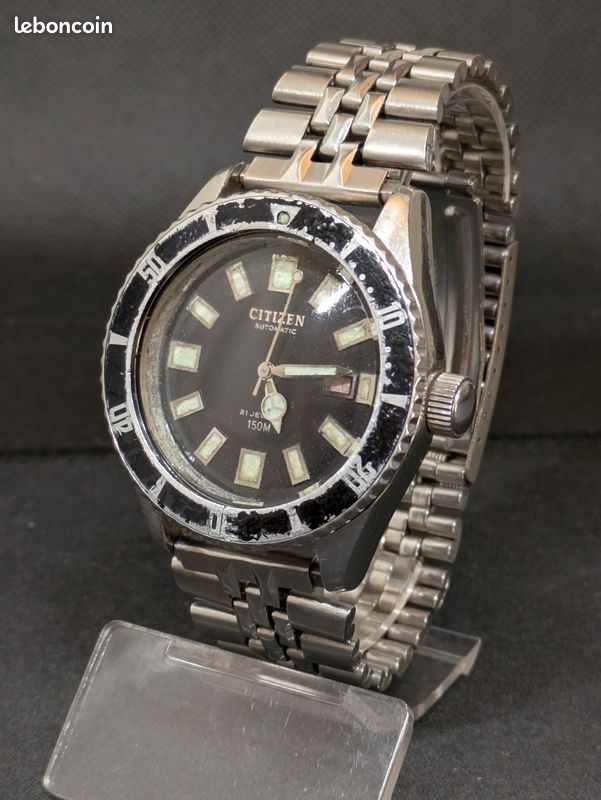 Montre Plongeur Vintage Citizen Challenge Diver 62-6198 – Avril 1974, Mouvement Automatique.