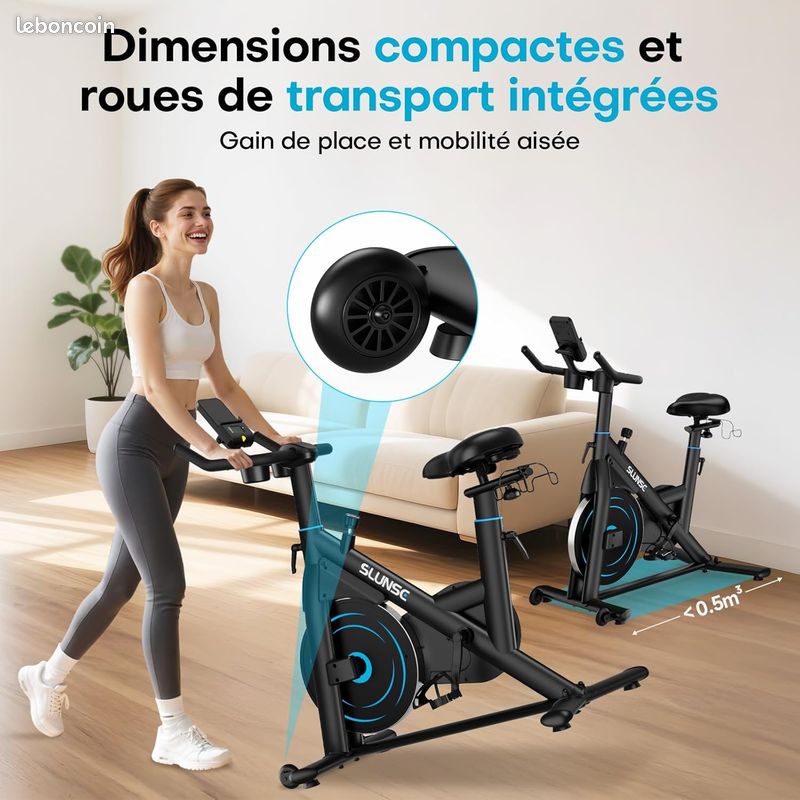 Velo d'appartement pour la Maison, Silencieux Vélo de Fitness d