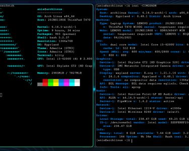 Wayland Arch Linux Graphics Drivers Ordinateur Portable Lenovo