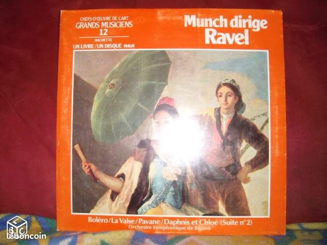 Disque vinyl 33T Munch dirige Ravel dsh (image 1)