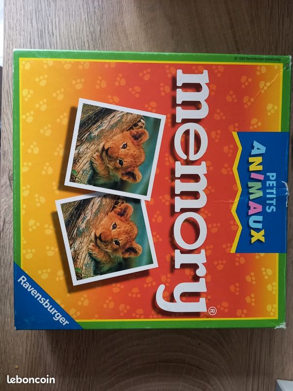 Memory petits animaux Ravensburger (image 1)