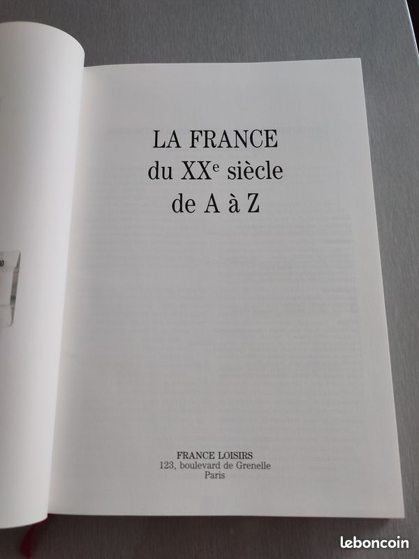 HISTOIRE LA FRANCE DU XX siècle Neuf (image 3)
