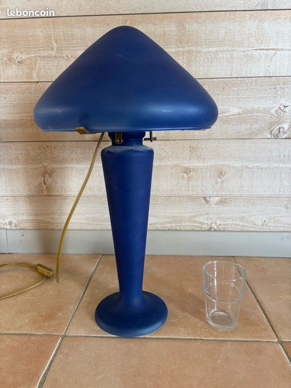 Lampe champignon en verre (image 1)