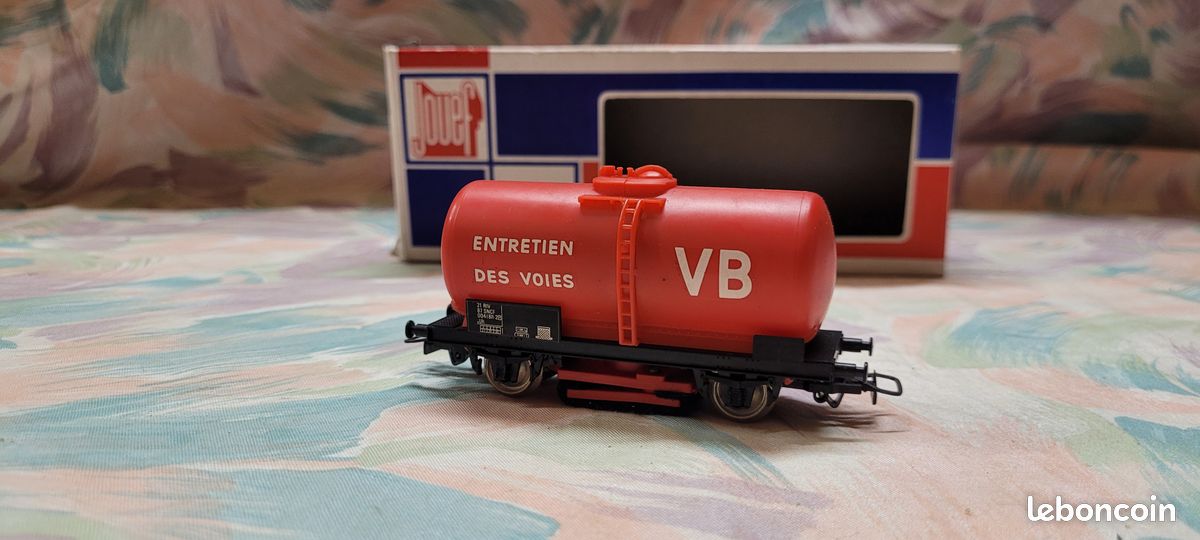 JOUEF 6495 HO - Wagon nettoyeur à essieux - Jouef France - Modélisme