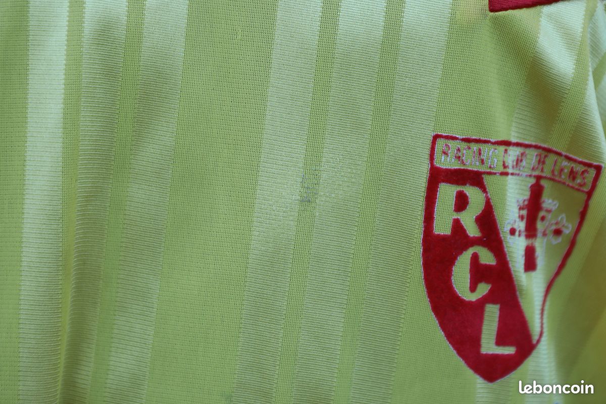 Maillot Vintage RC Lens Jaune 'Fais Nous Rêver' – Supporter Années 90 – Taille L