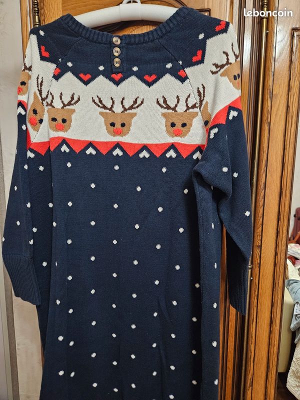 Robe pull Noël femme grande taille Vêtements