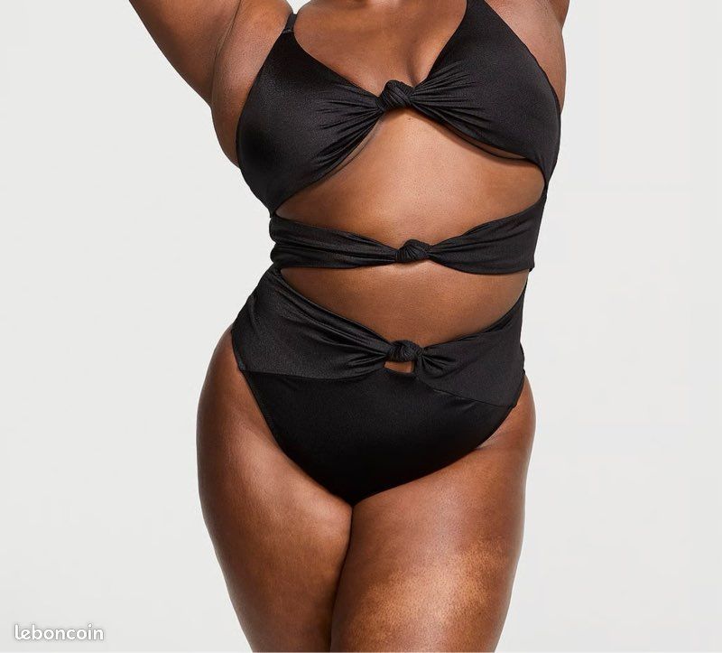 Victoria’s Secret – Maillot 1 pièce knotted noir • XXL • Neuf étiquette (image 3)