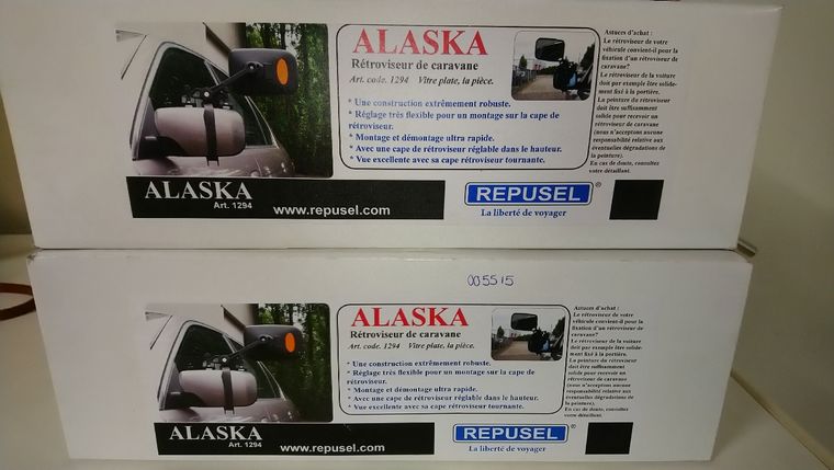 Alaska, vitre plate - D'autres rétroviseurs de caravane