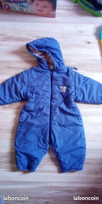 Combinaison bleue 18 mois (image 1)