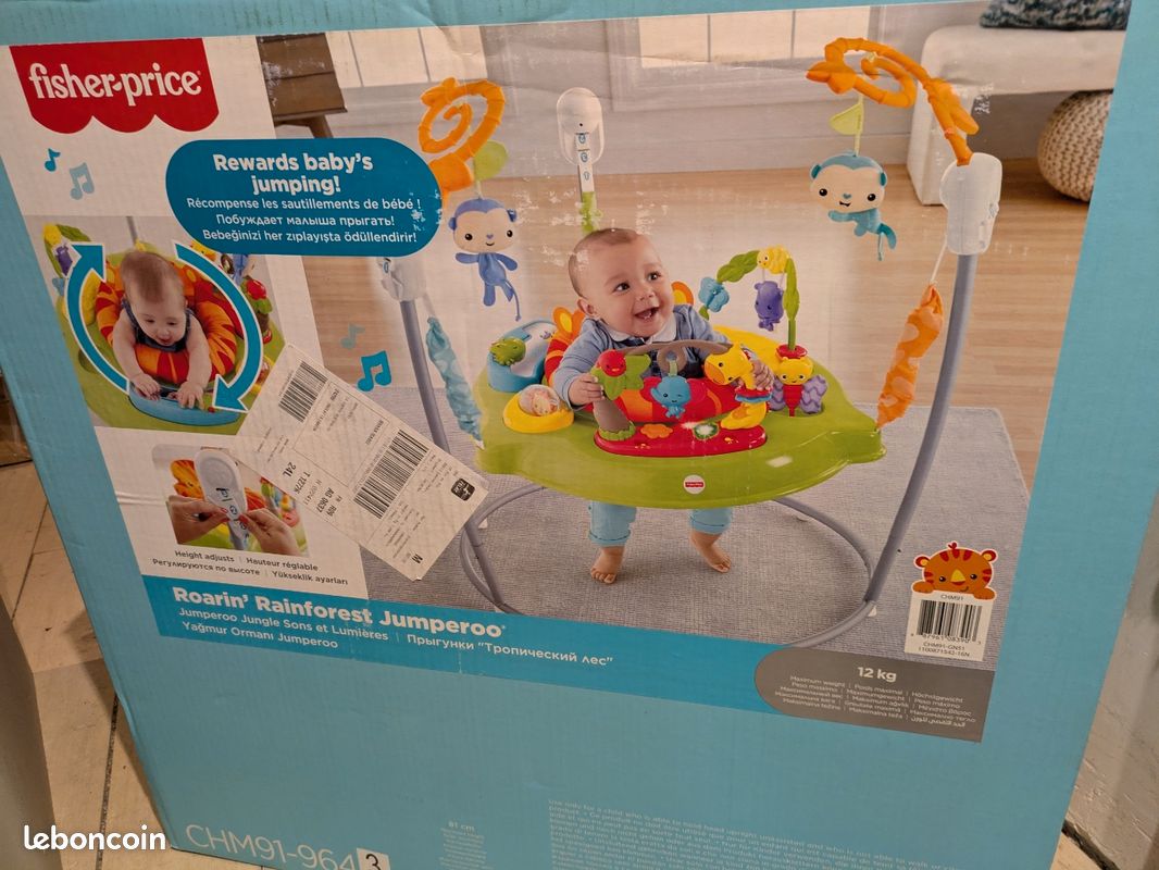 Jouet sauteur Jumperoo Fisher Price Jeux Jouets