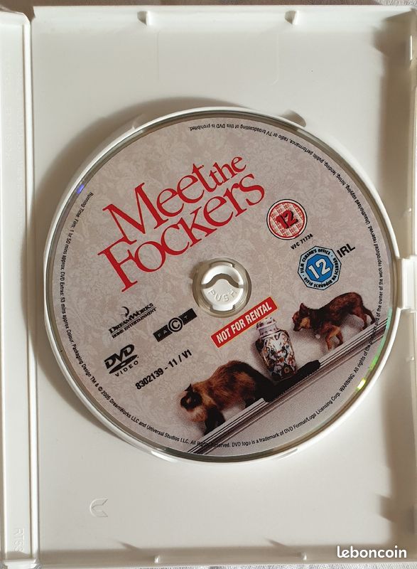 Meet the Fockers, Robert De Niro Ben Stiller Dustin Hoffman Barbra Streisand, langue anglaise VO DVD film (image 2)