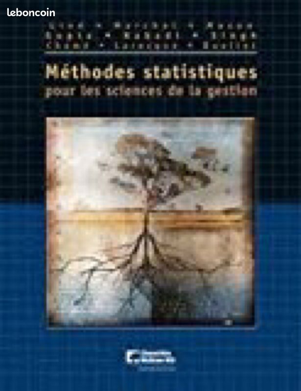 Méthodes statistiques pour les sciences de la gestion par Lind (image 1)