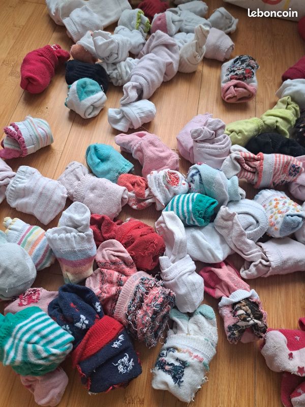 Lot chaussettes enfant toutes tailles (image 7)