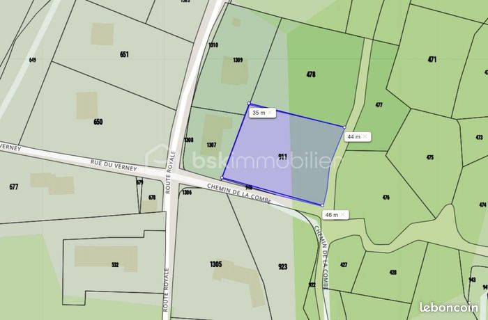 Terrain 1 646 m² Les Chavannes En Maurienne