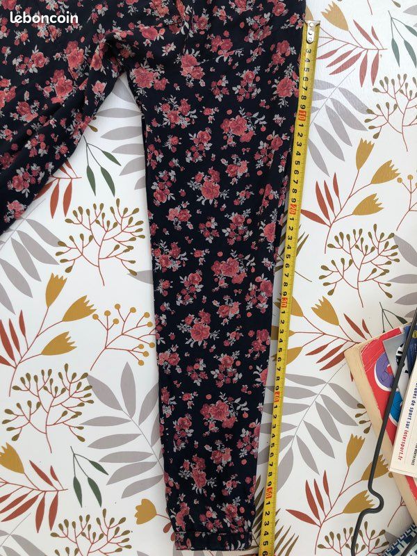 Chemise C&A marine fleurie rose M (image 7)