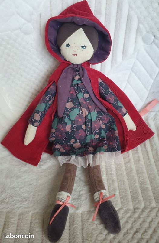 GRANDE POUPÉE Le Petit Chaperon Rouge IL ÉTAIT UNE FOIS MOULIN ROTY (image 1)